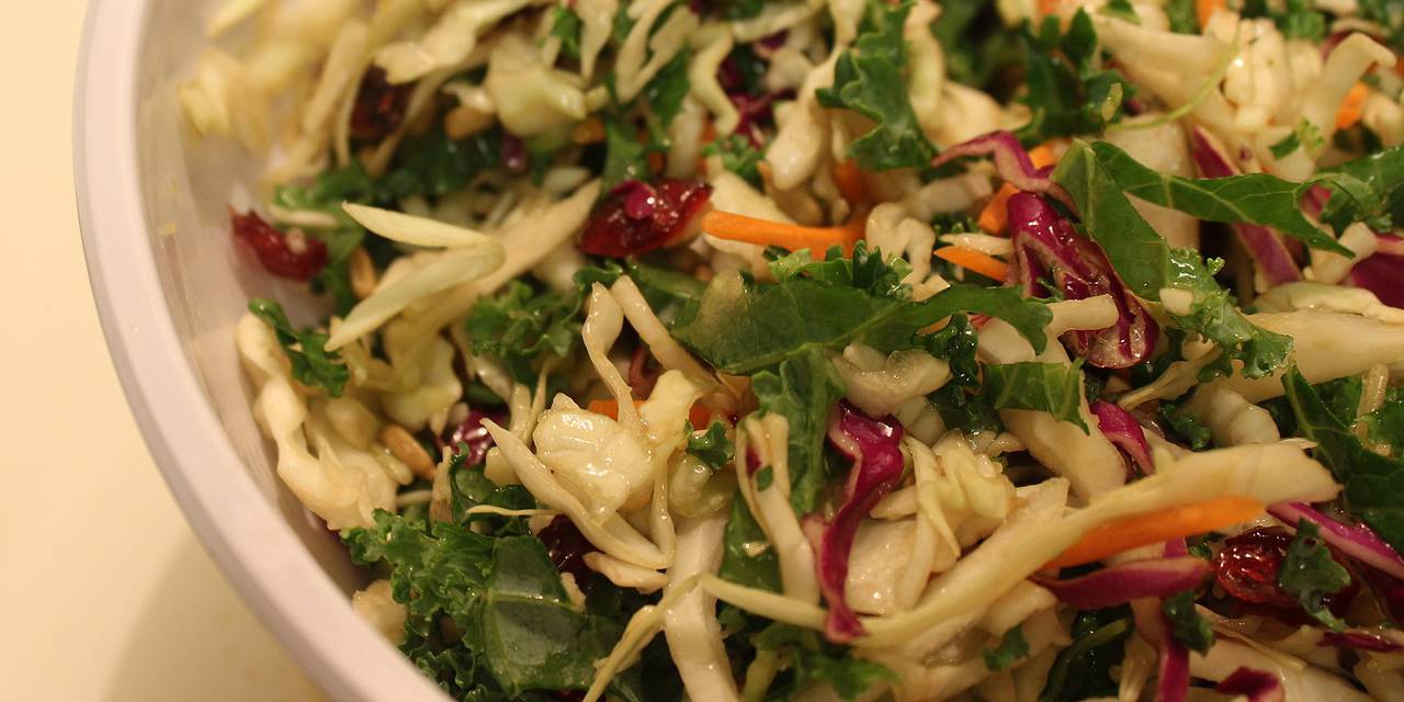 Kale and Cabbage Slaw