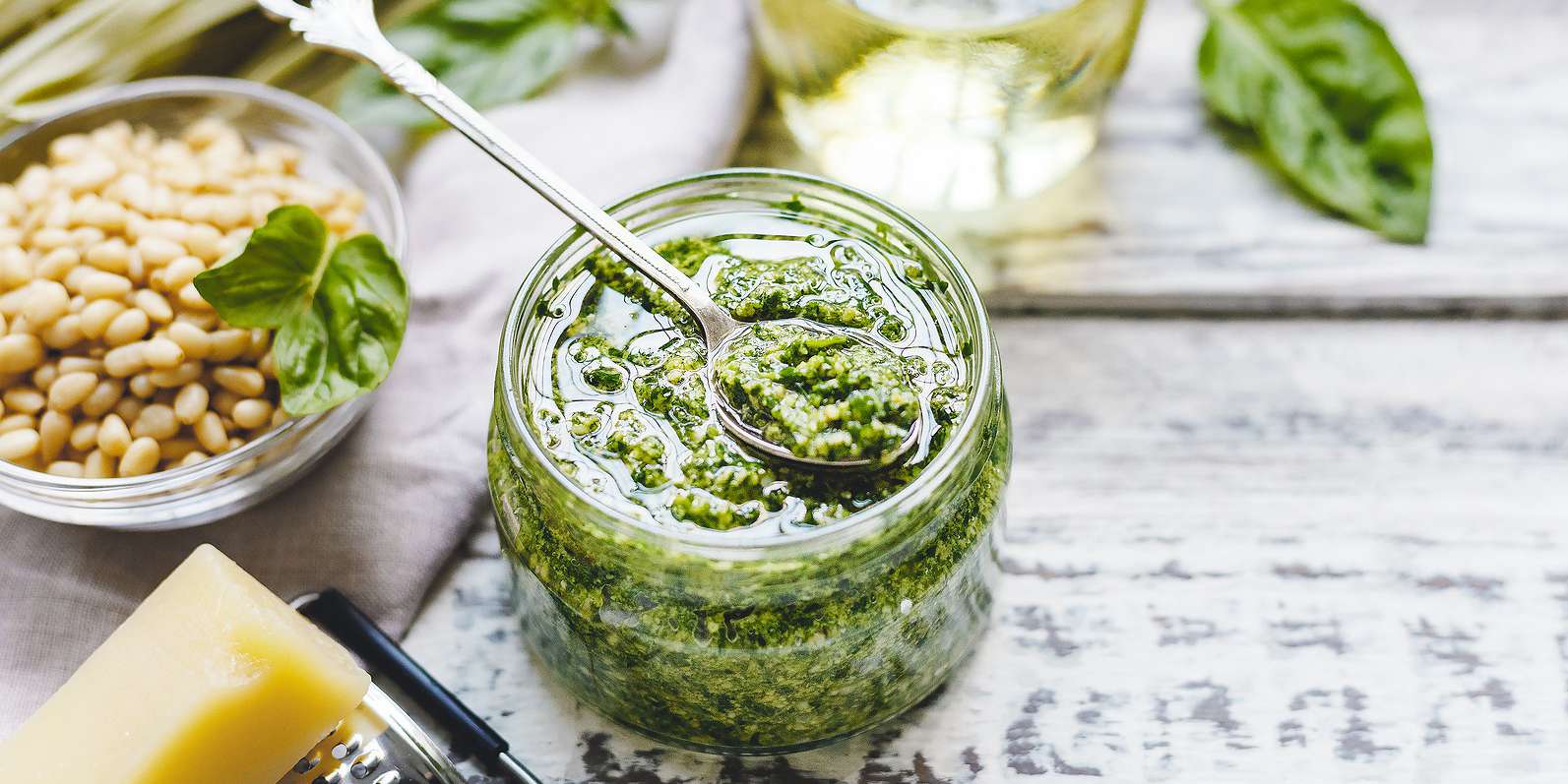 Curry Coconut Lime Kale & Pumpkin Seed Pesto