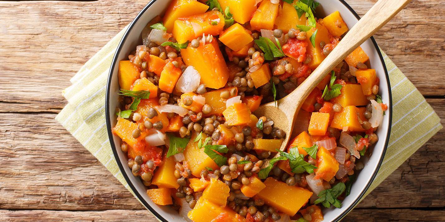 Red Lentil & Squash Curry Stew