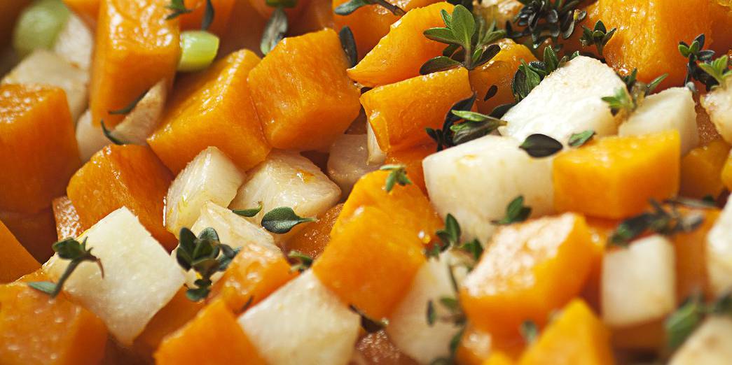 Roasted Butternut Squash and Celery Root