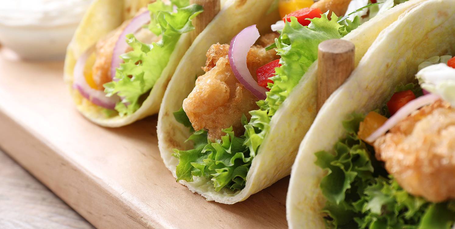 Fish Tacos with Avocado Salsa