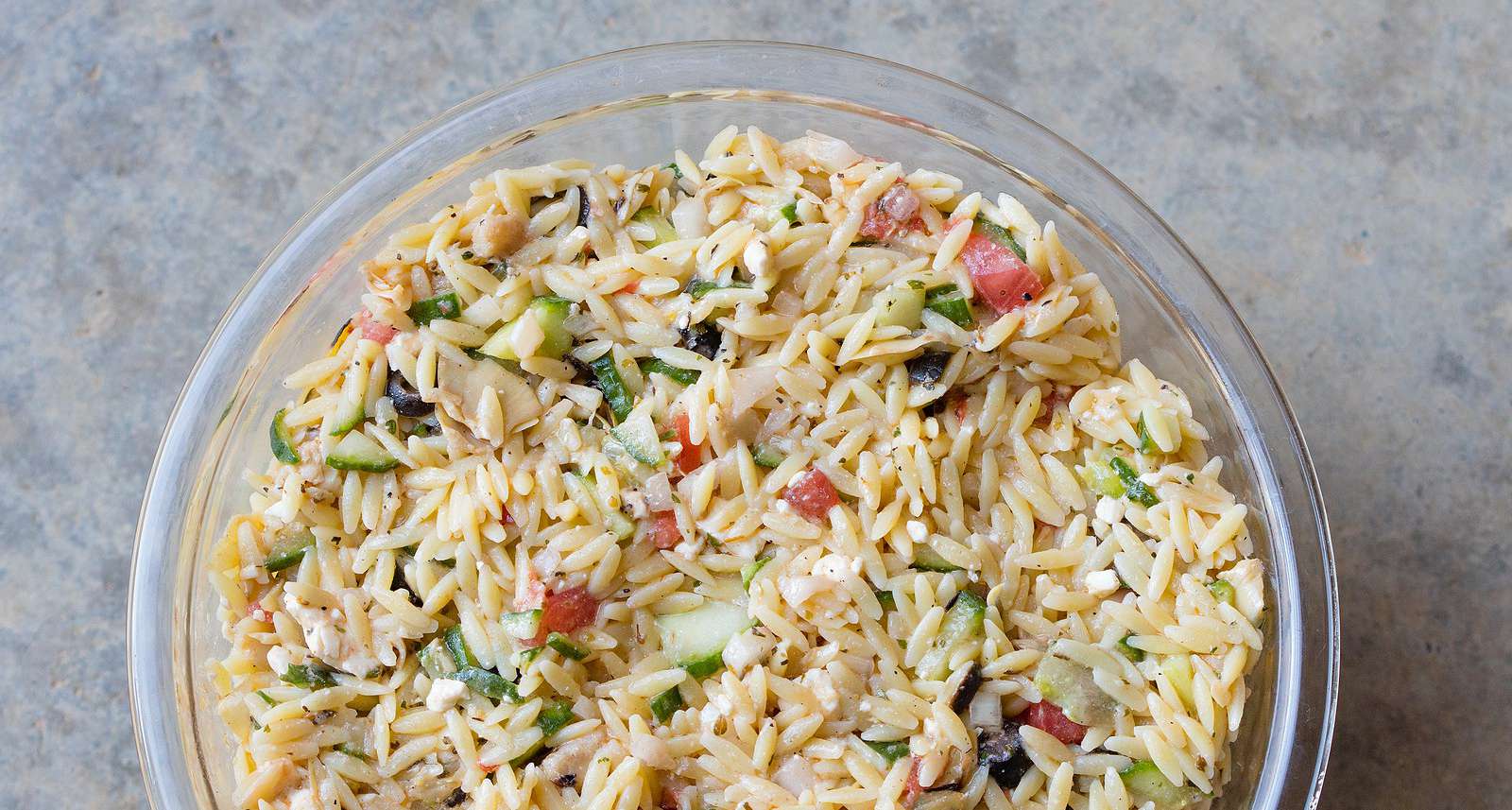 Farmers Market Orzo Salad
