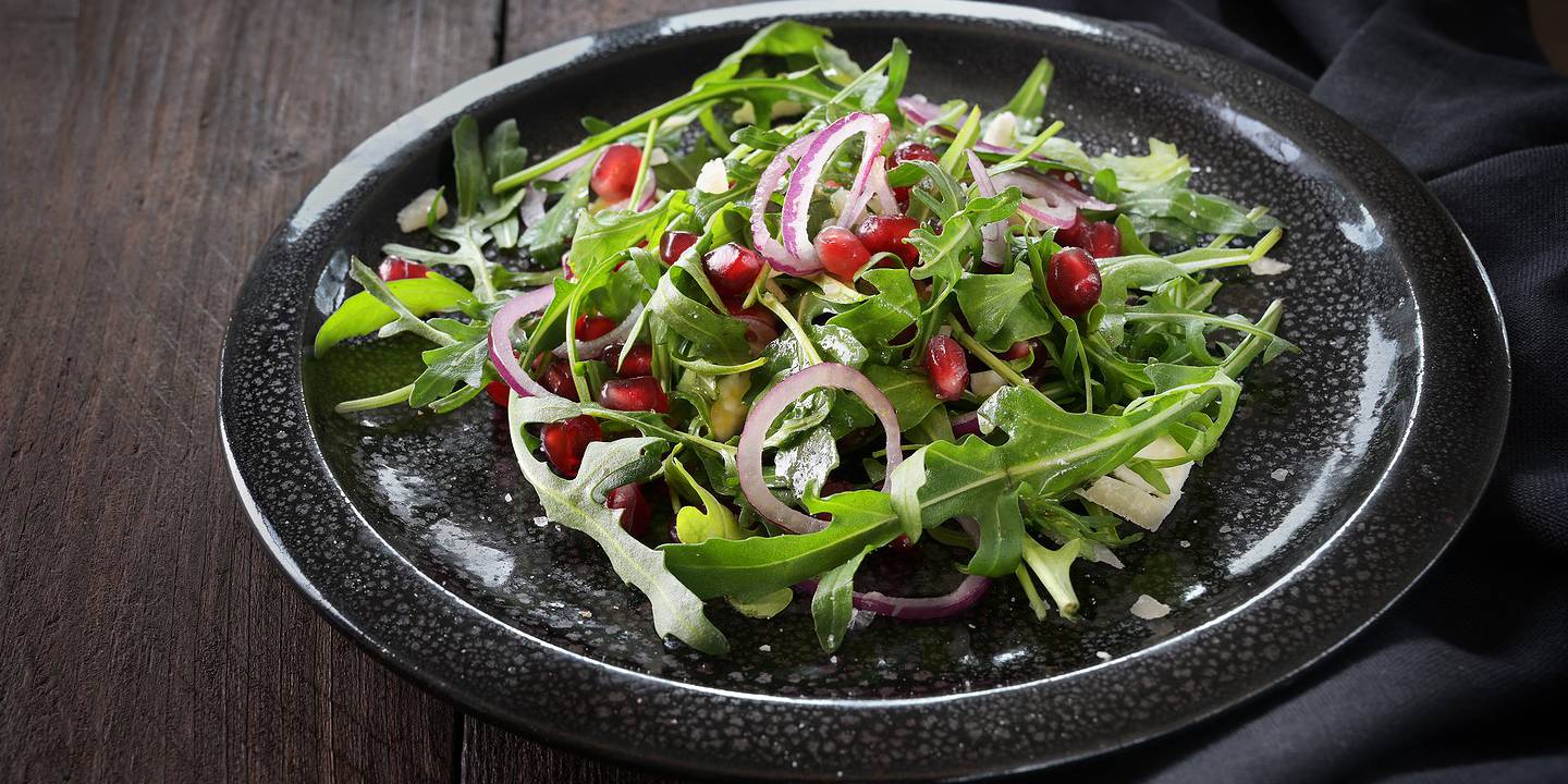 Arugula, Fennel and Pomegranate Salad