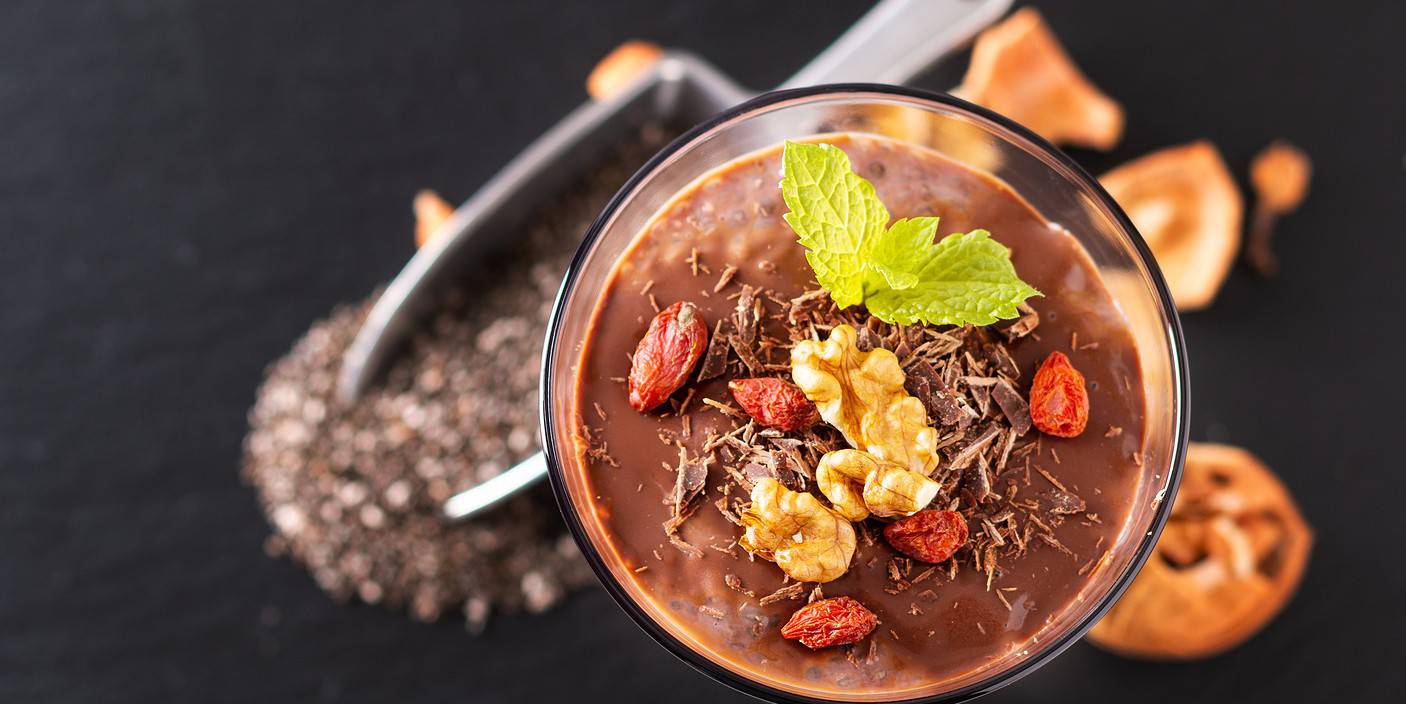 Chocolate Coconut Chia Pudding