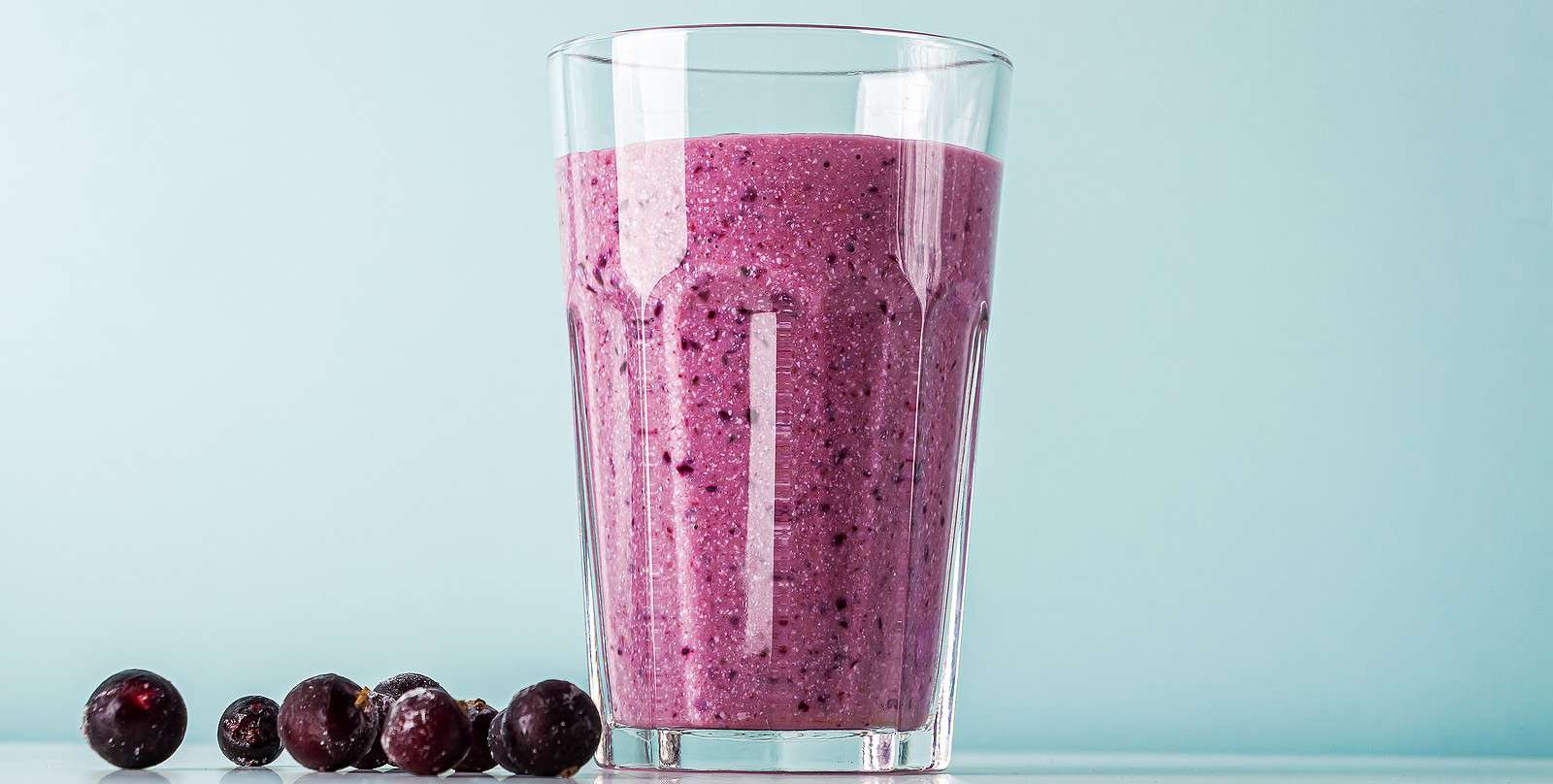 High-Fat Blueberry Smoothie