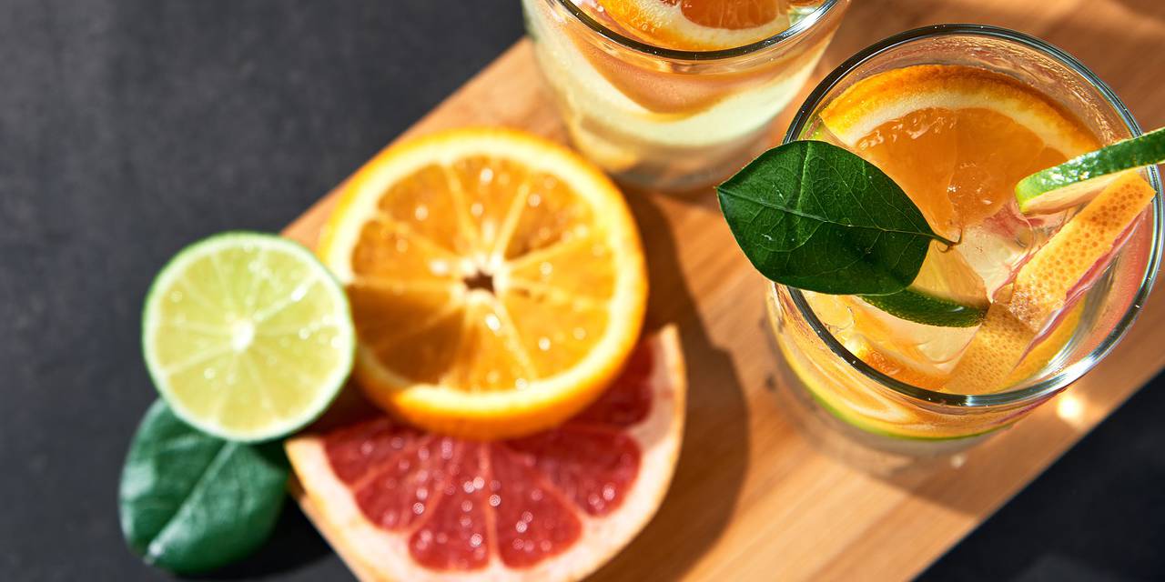 Triple Citrus Kombucha Fizz