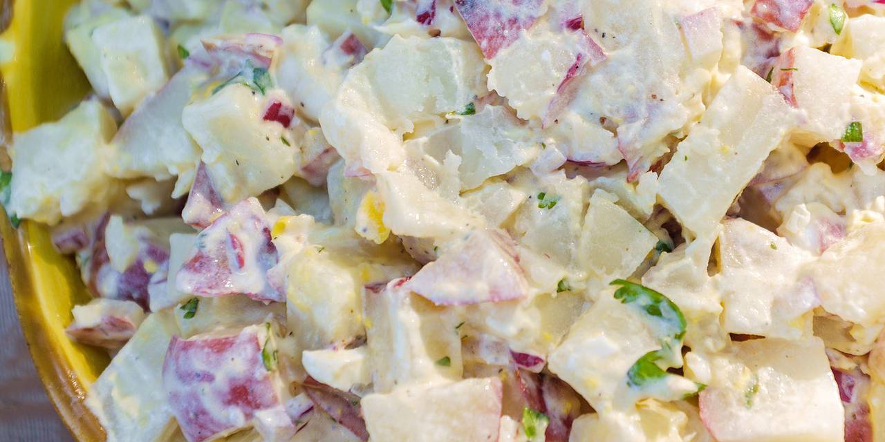 Potato Salad with Creamy Avocado Dressing