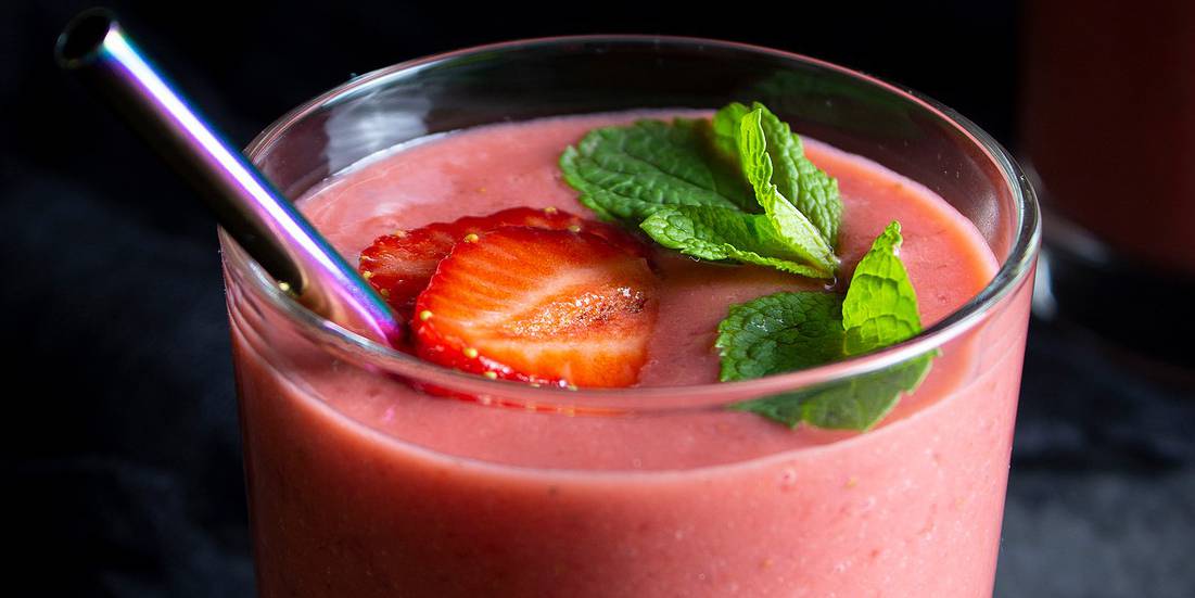 Strawberry Mango Breakfast Shake