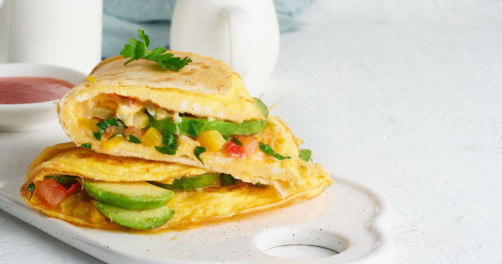 Avocado Breakfast Pita