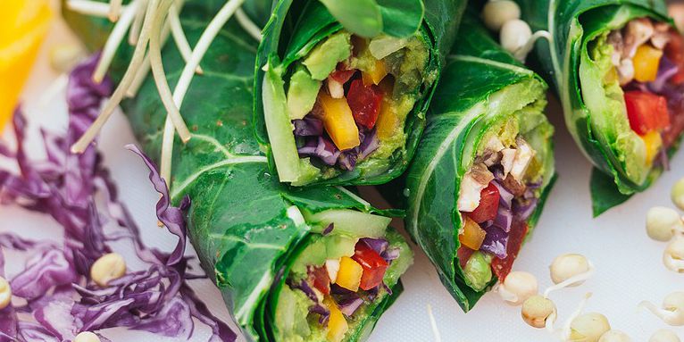 Quinoa & Hummus Stuffed Wraps