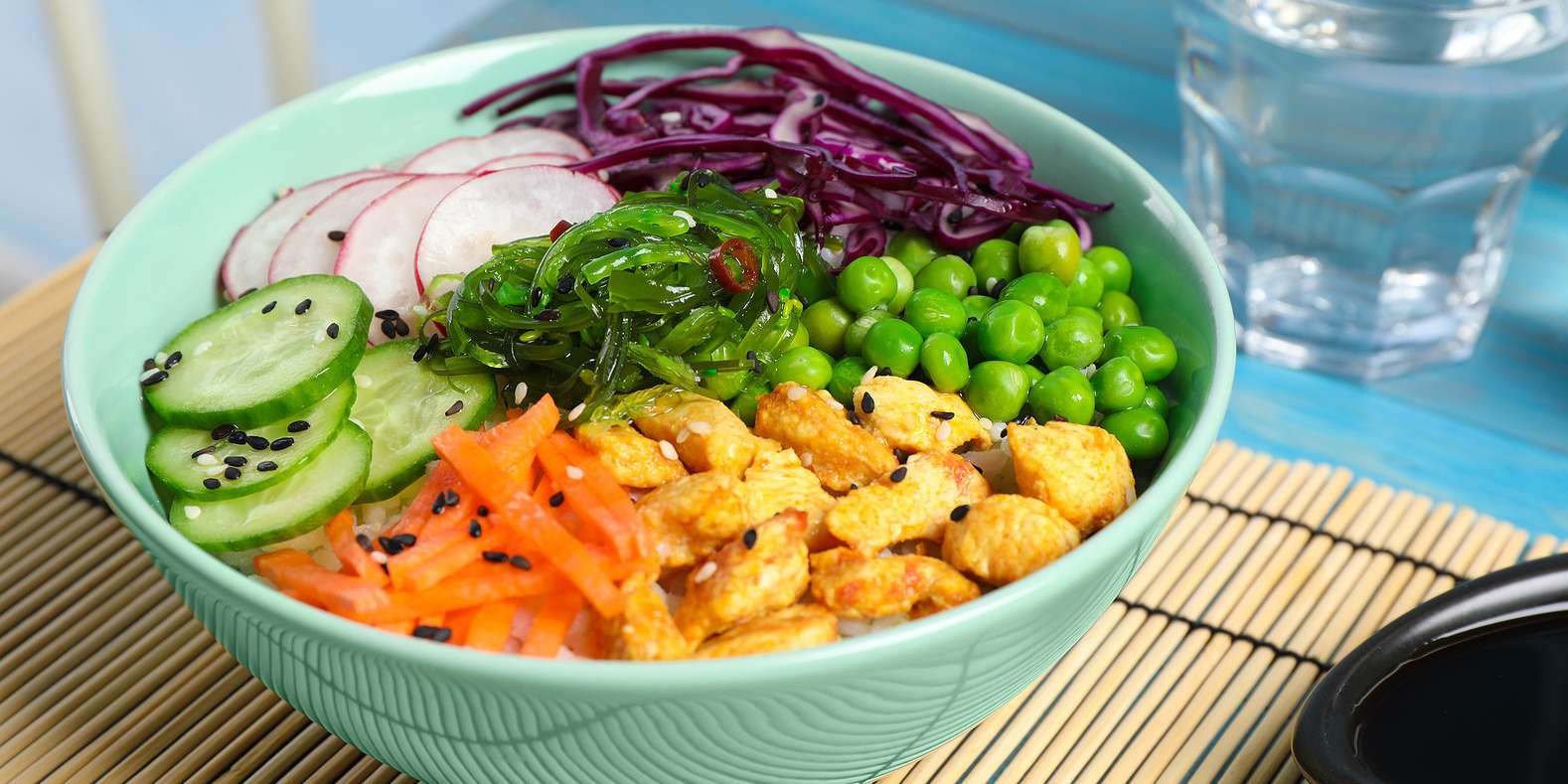 Asian Veggie & Chicken Bowl