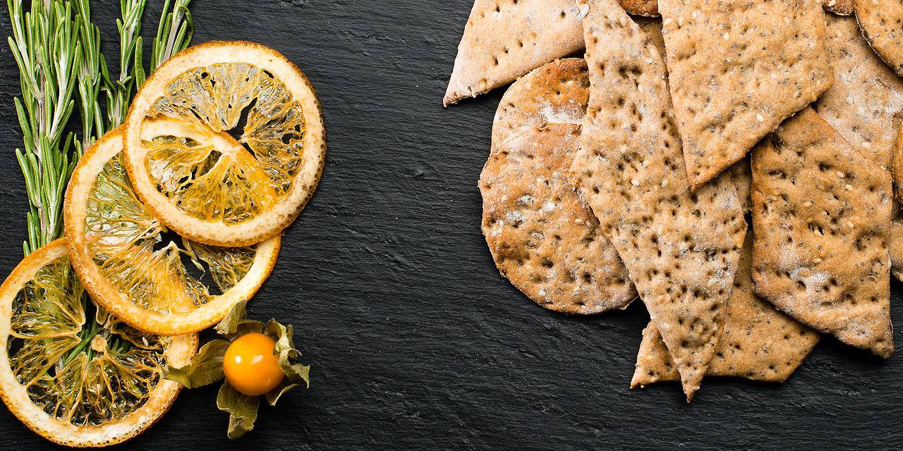 Grain-Free Lemon Peppered Almond Crackers