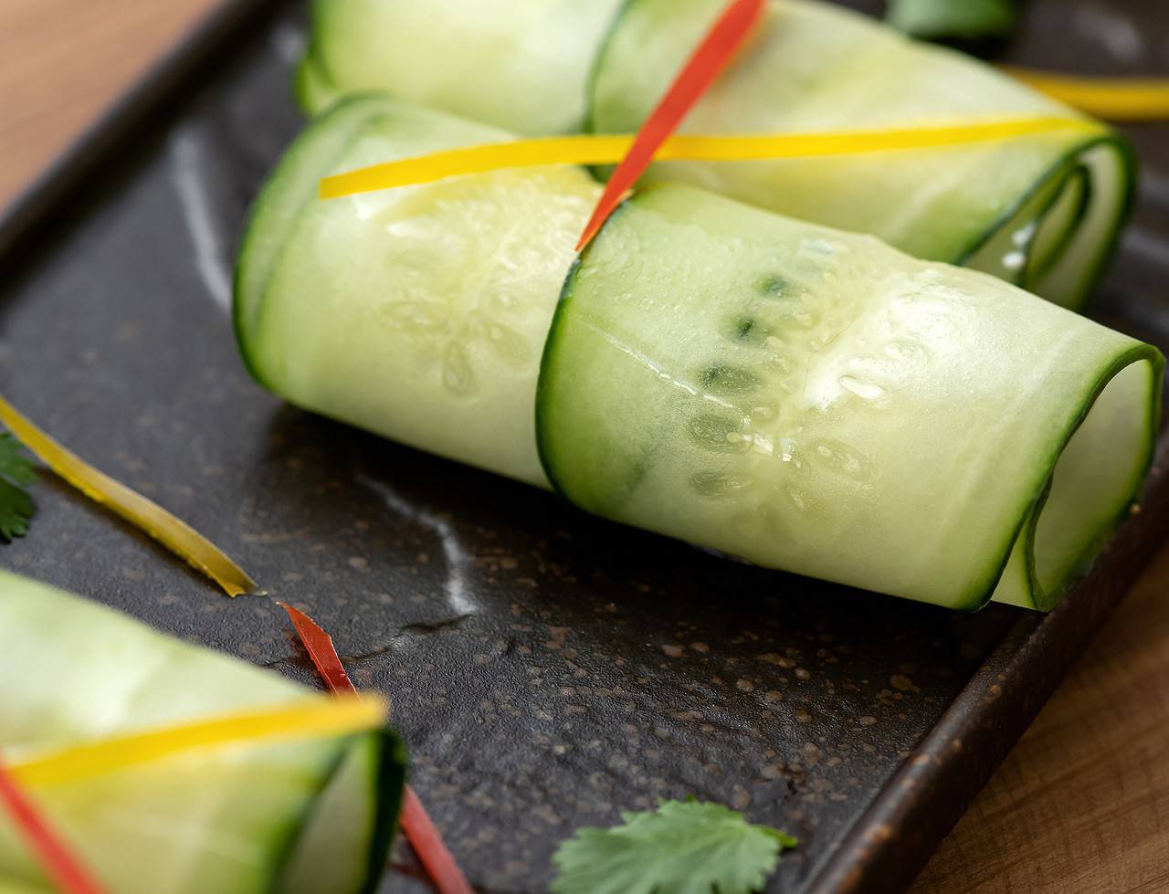 Cucumber Feta Rolls