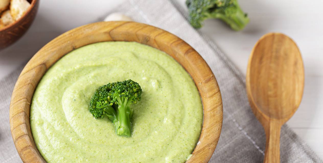 Roasted Broccoli Fennel Soup