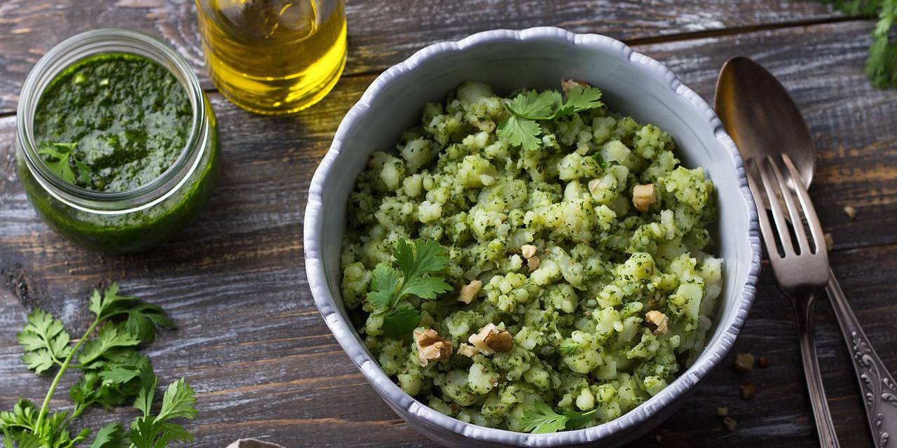 Green Pesto Breakfast Bowl