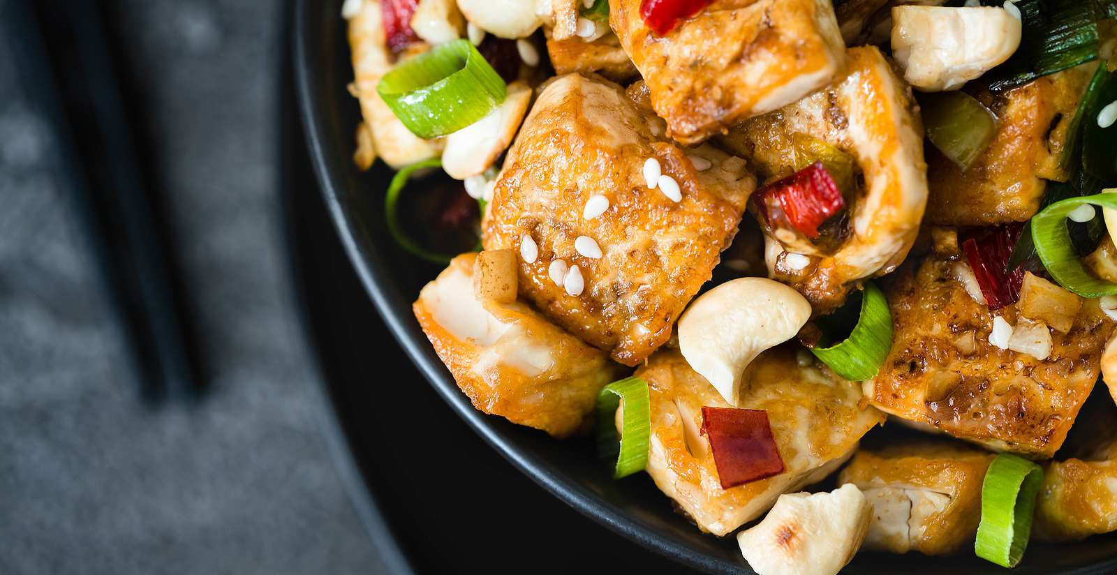 Cashew Tempeh Stir-Fry