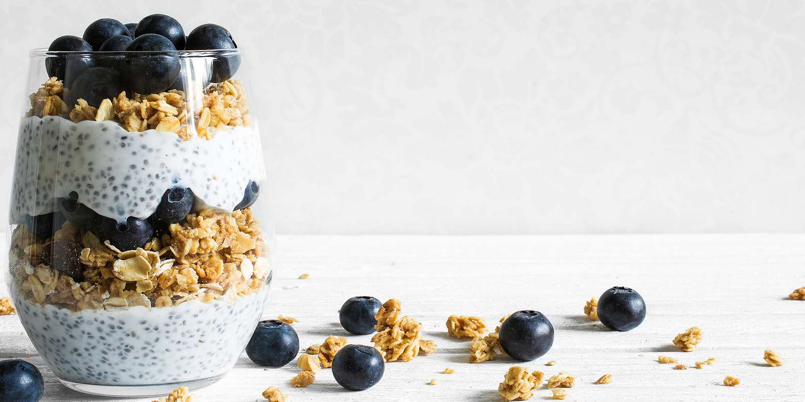 Chia Blueberry Cups