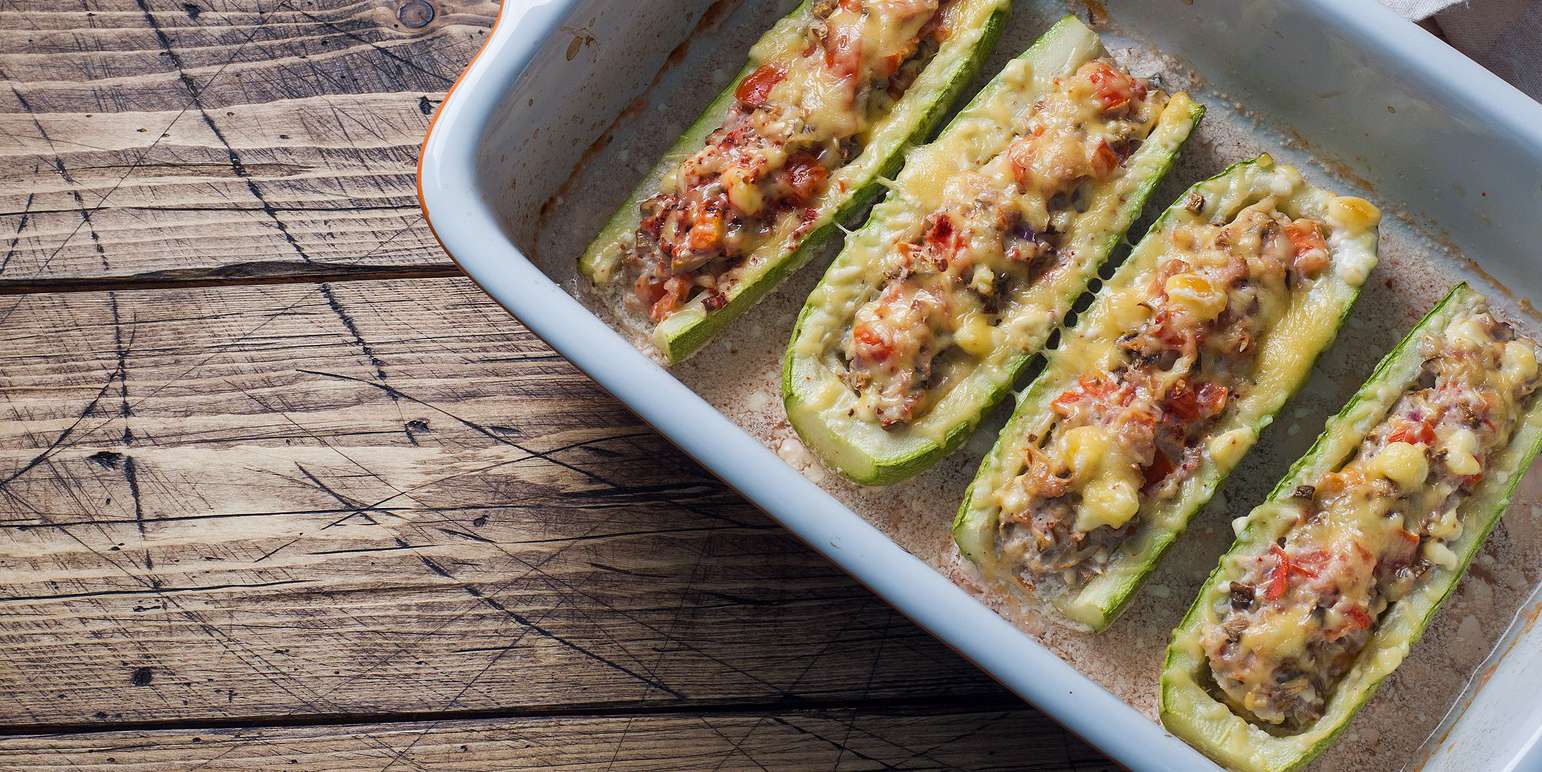 Pizza Zucchini Boats