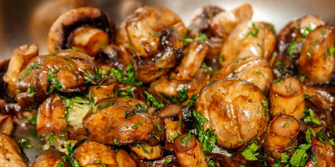 Grilled Mushrooms with Gremolata