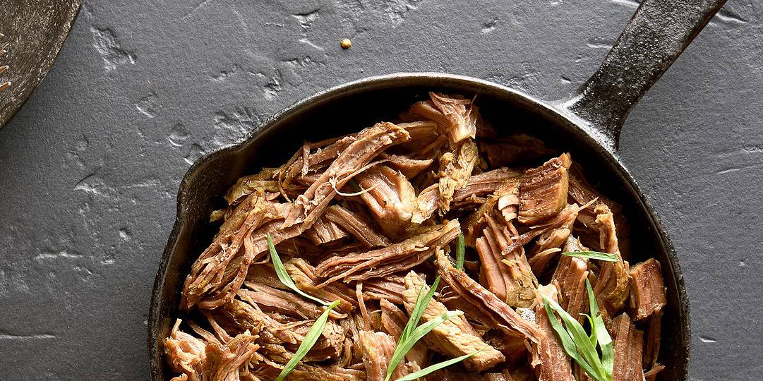 Rosemary Shredded Beef Skillet