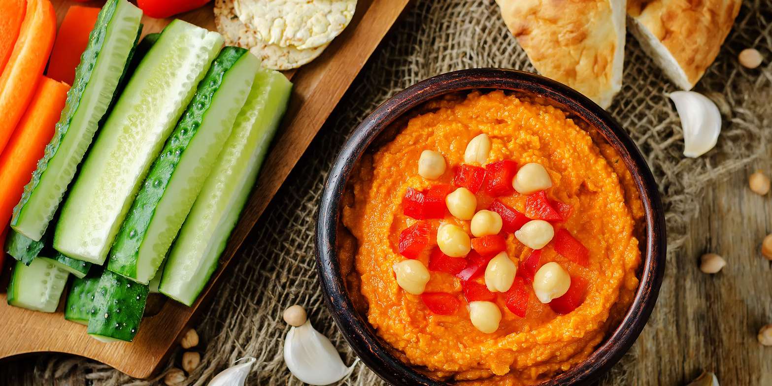 Roasted Red Pepper Hummus