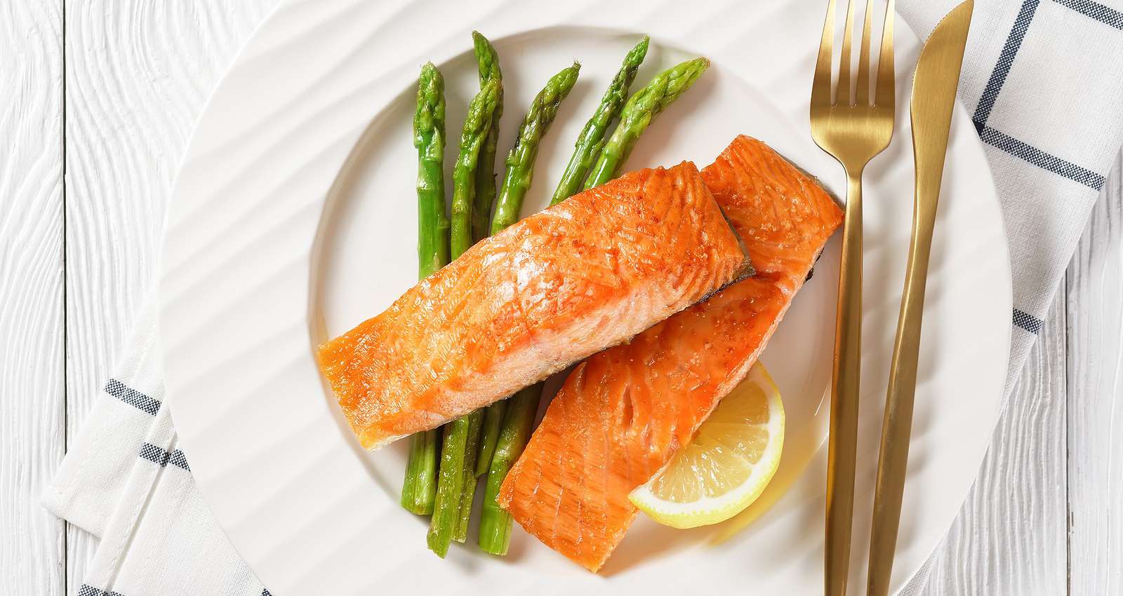 Mustard Crusted Salmon with Roasted Asparagus