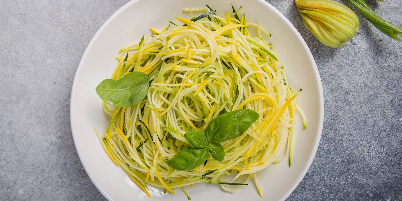 Zucchini Faux Pasta