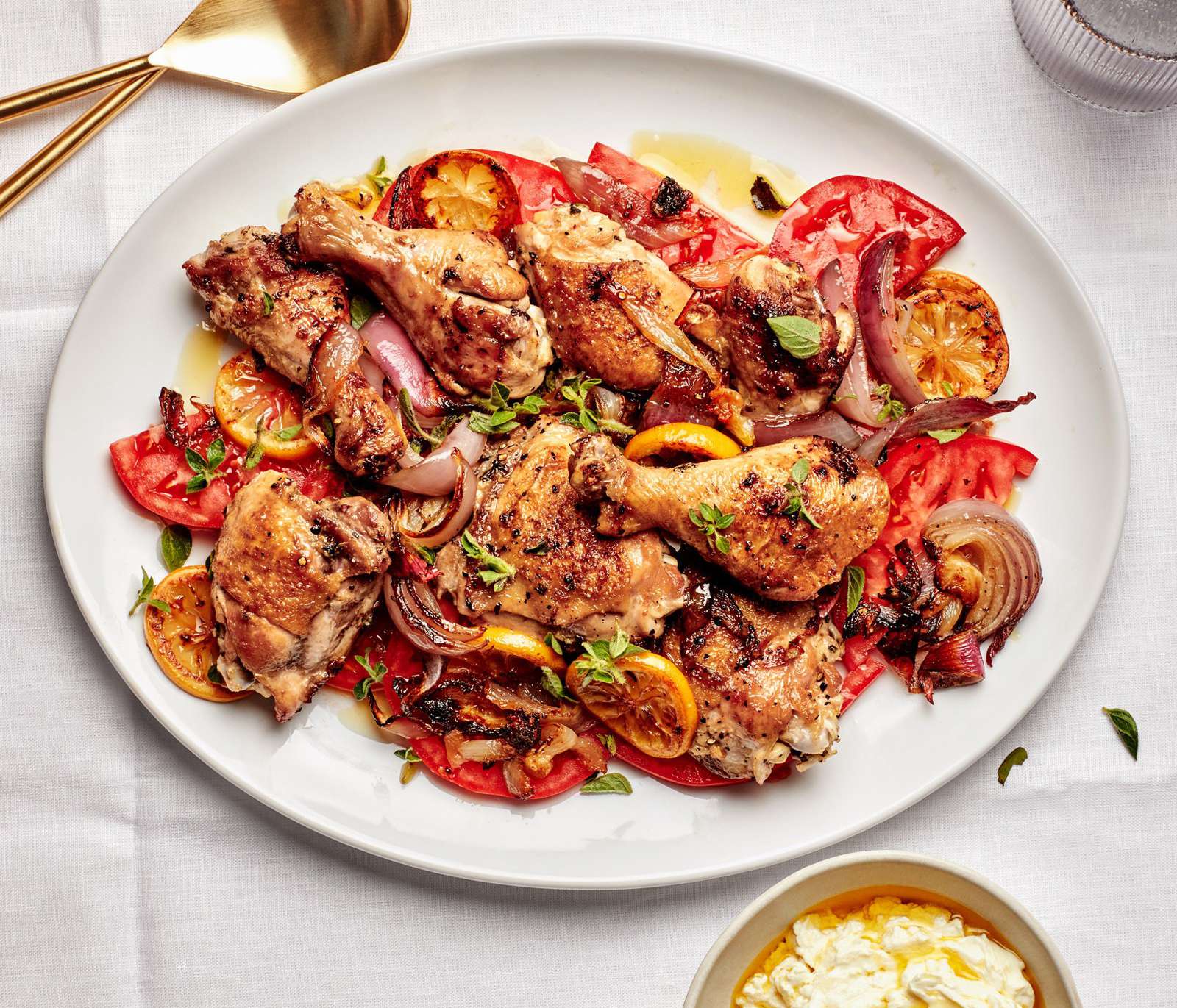 Roast Chicken With Fresh Tomatoes