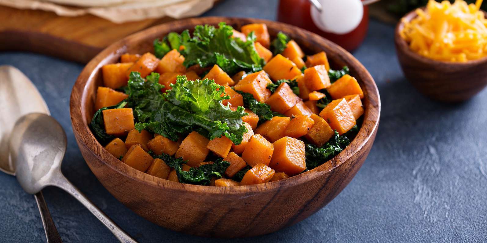 Black Bean, Sweet Potato, and Kale Tacos