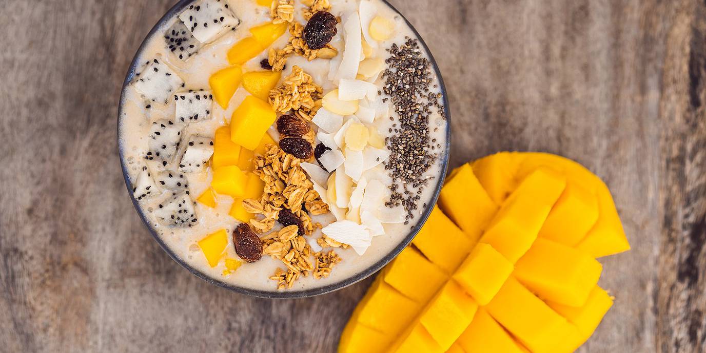 Banana & Mango Smoothie Bowl