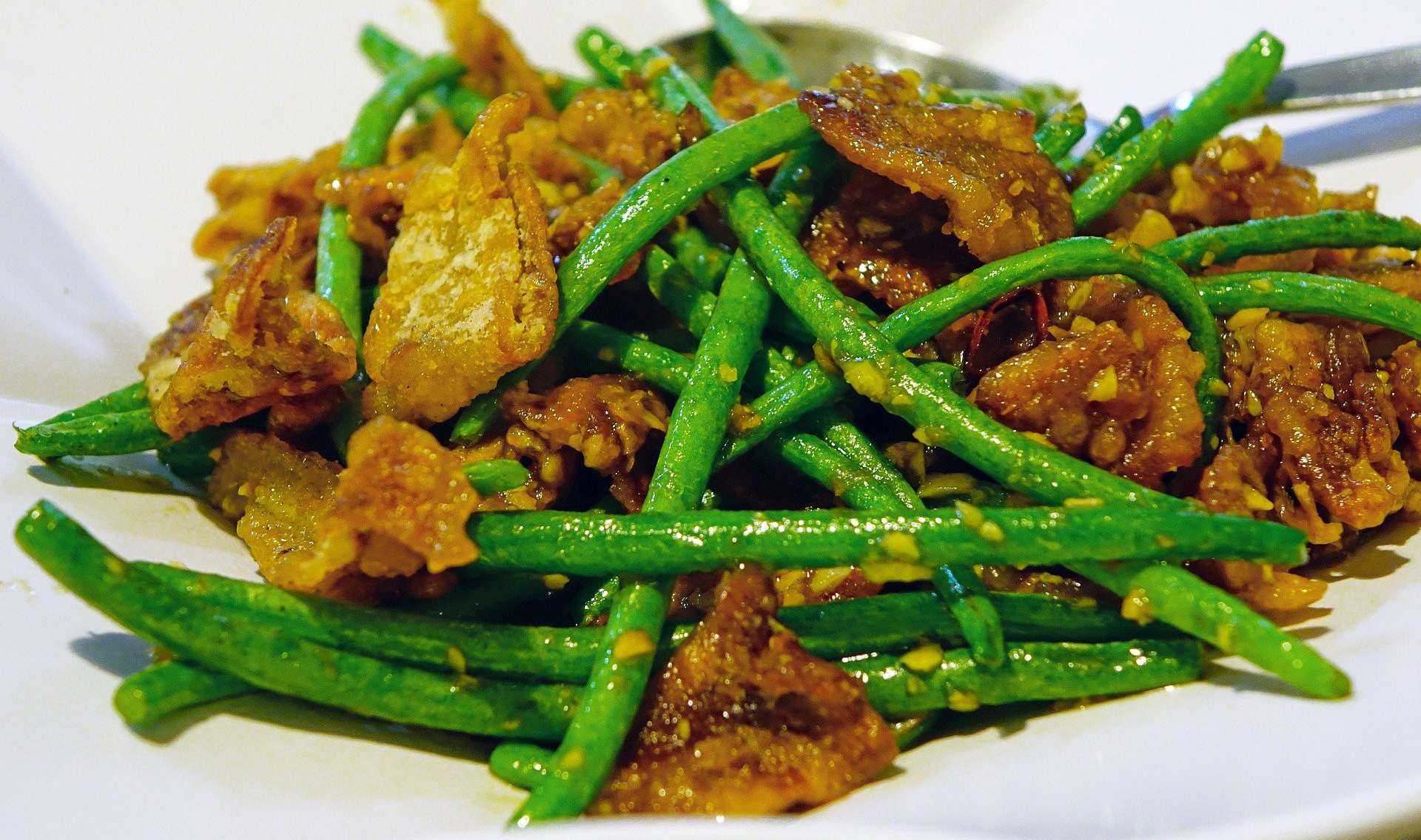 Zöldbabos csirke curry + házi currypor recept