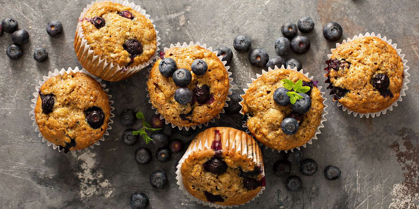 Blueberry Barley Muffins