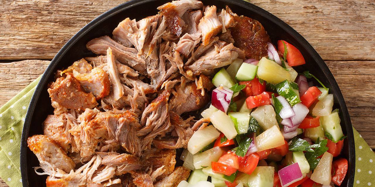 Slow Cooker Pulled Pork With Pineapple Coleslaw