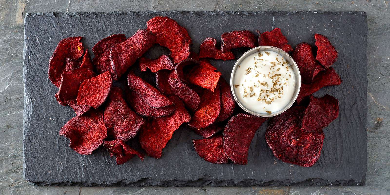 Baked Beet Chips