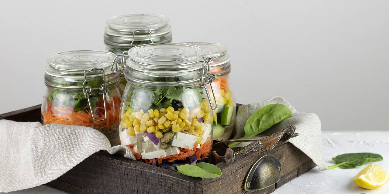 Simple Mason Jar Salad
