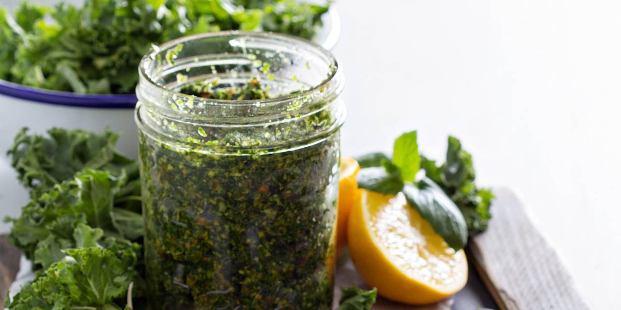 Kale-Hemp Pesto