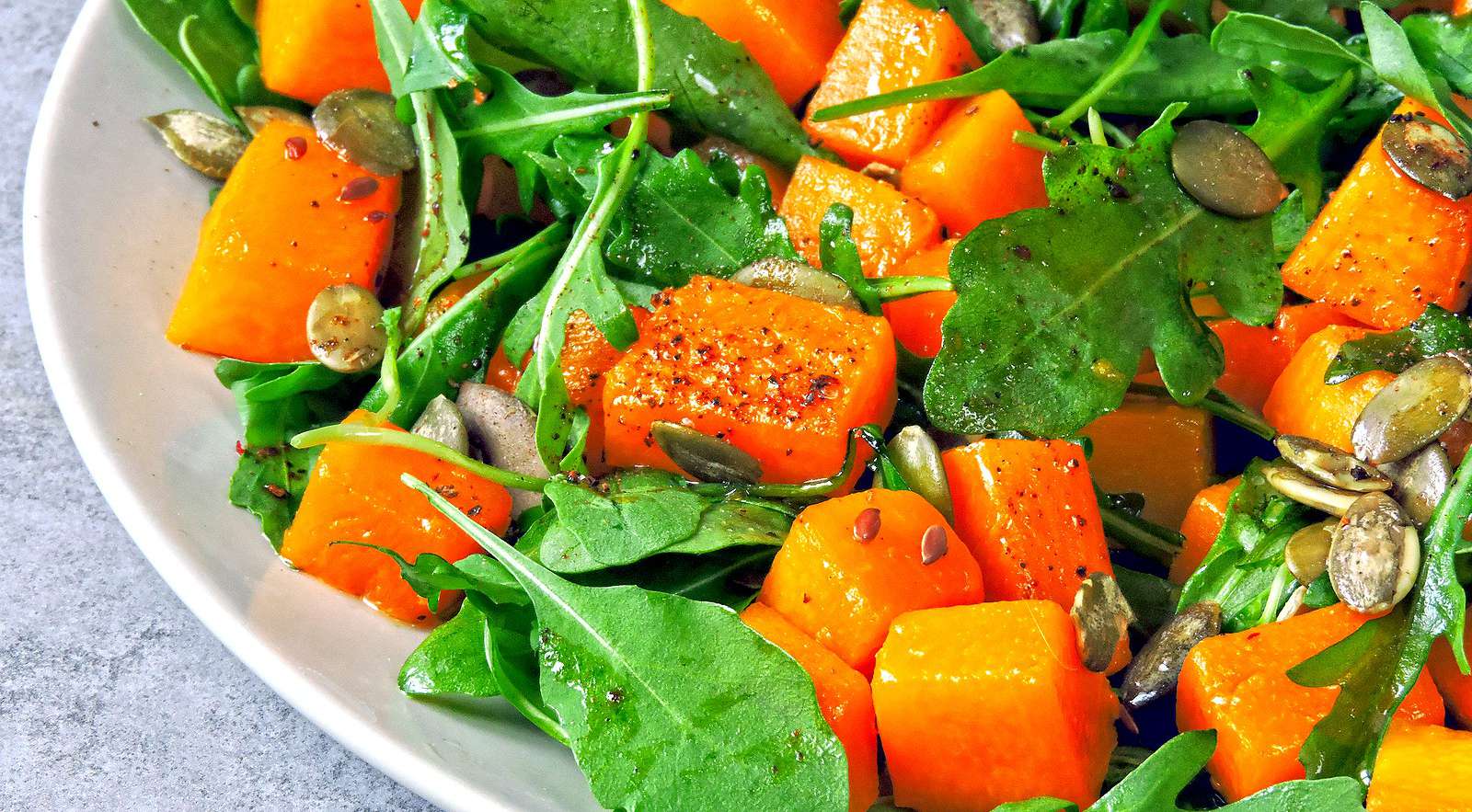 Arugula Roasted Squash Salad