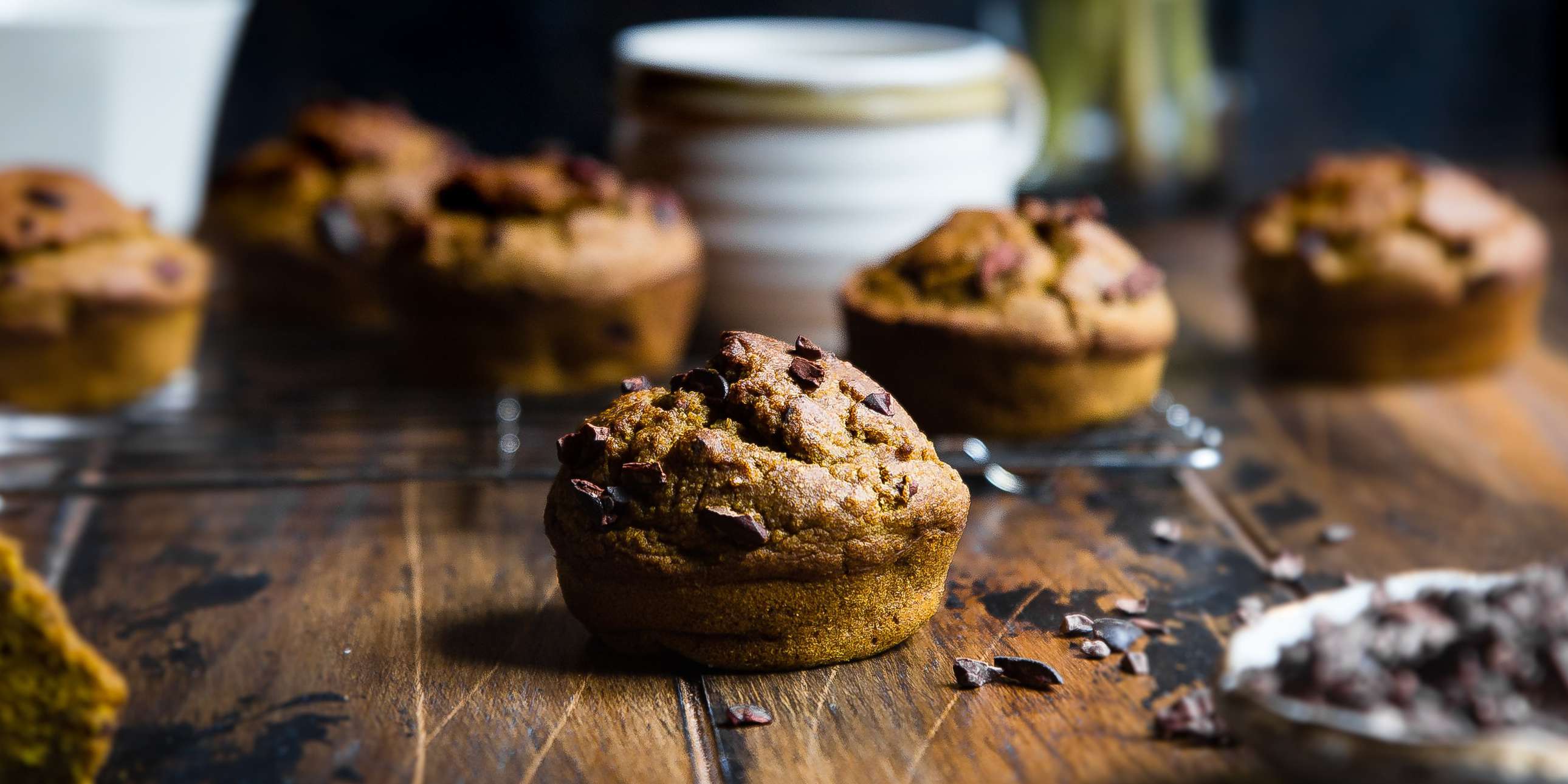 Banana Oatmeal Blender Muffins