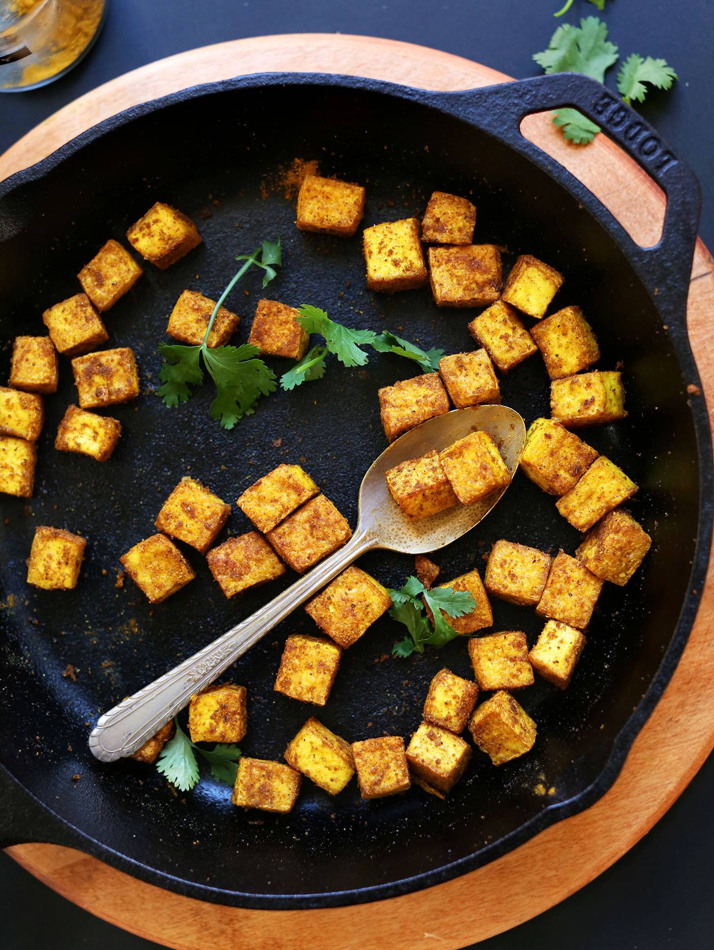Quick and Easy Crispy Tofu, from Minimalist Baker
