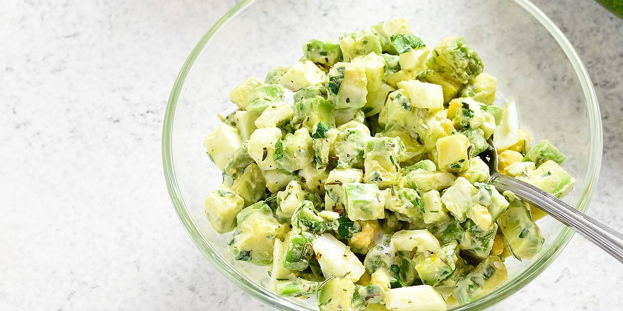 Avocado Cucumber Egg Salad