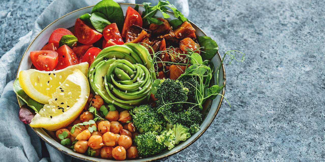 Sweet Potato Chickpea Buddha Bowl