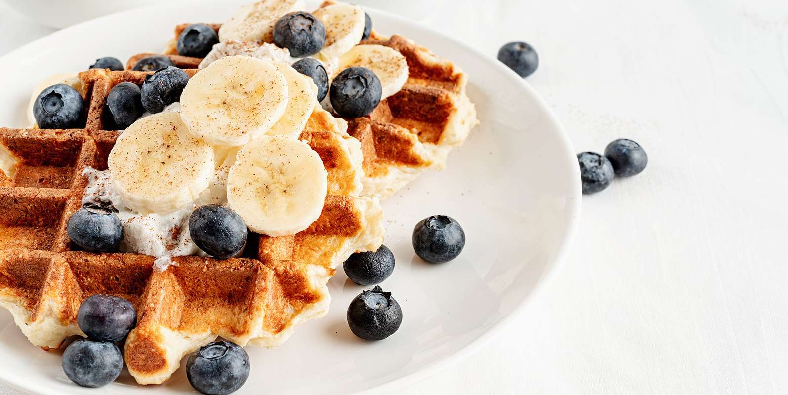 Banana Quinoa Waffles