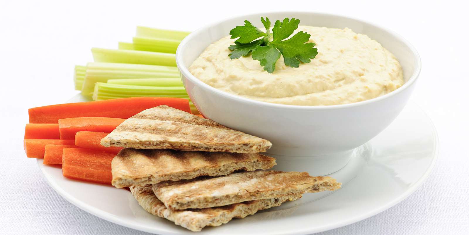 Hummus, Pita, & Veggies