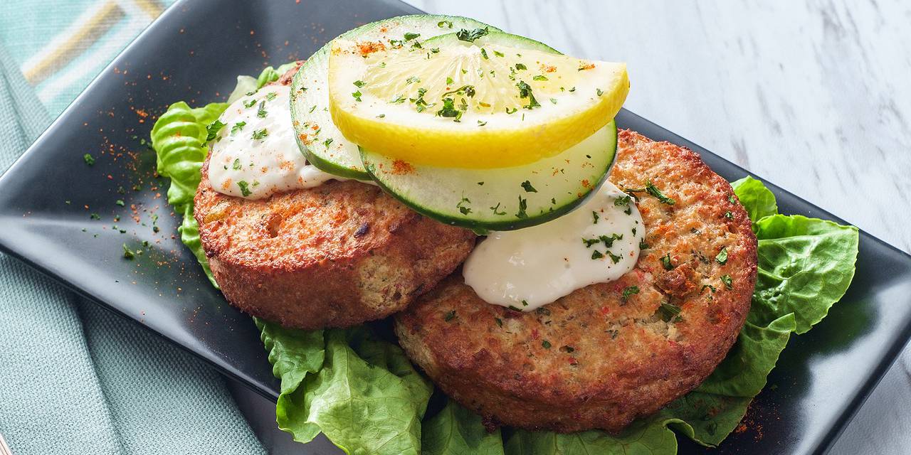 Basil & Parsley Salmon Burgers