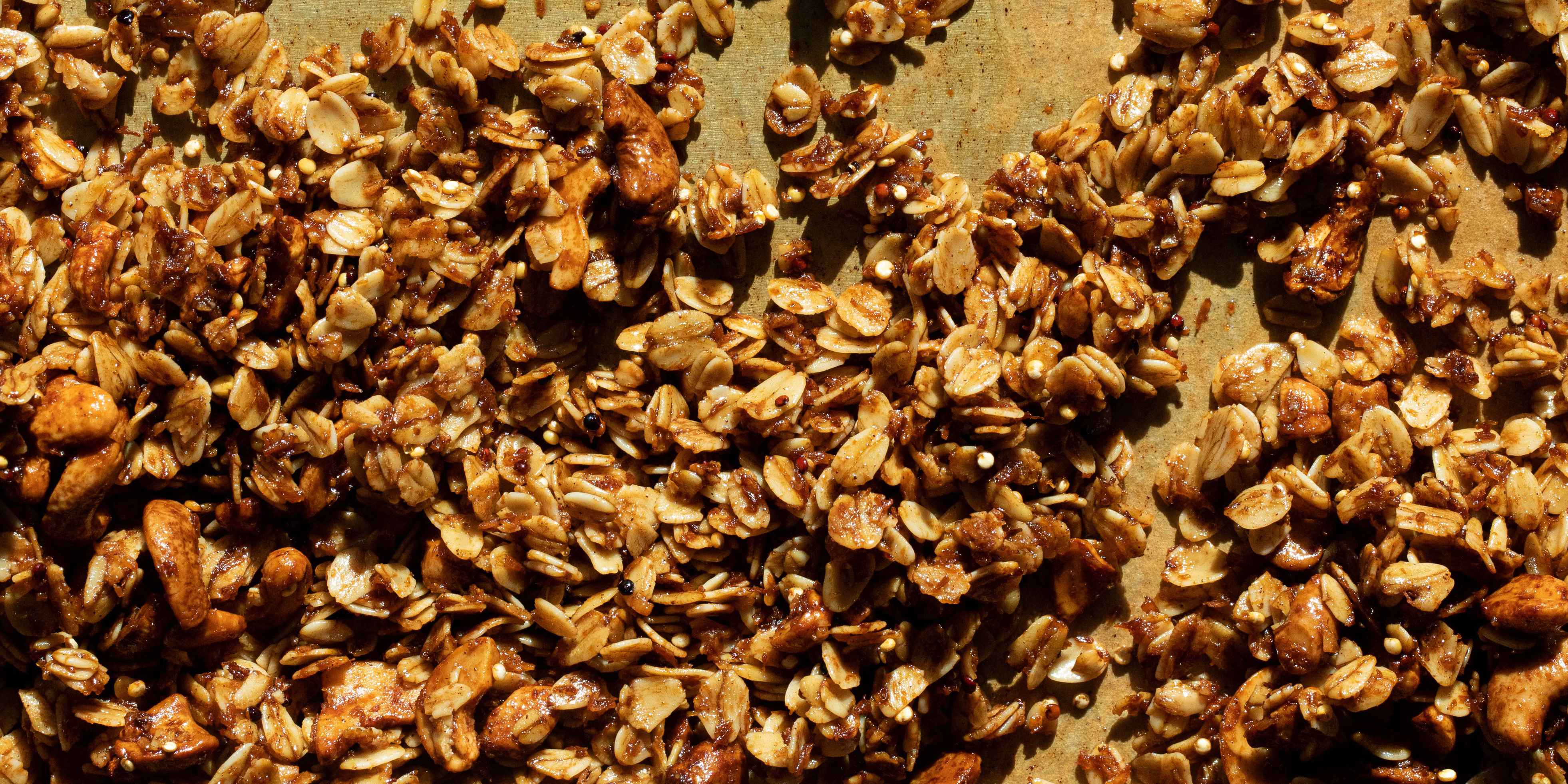Granola kakaós egy tepsihez