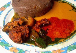 Amala and Ewedu Soup