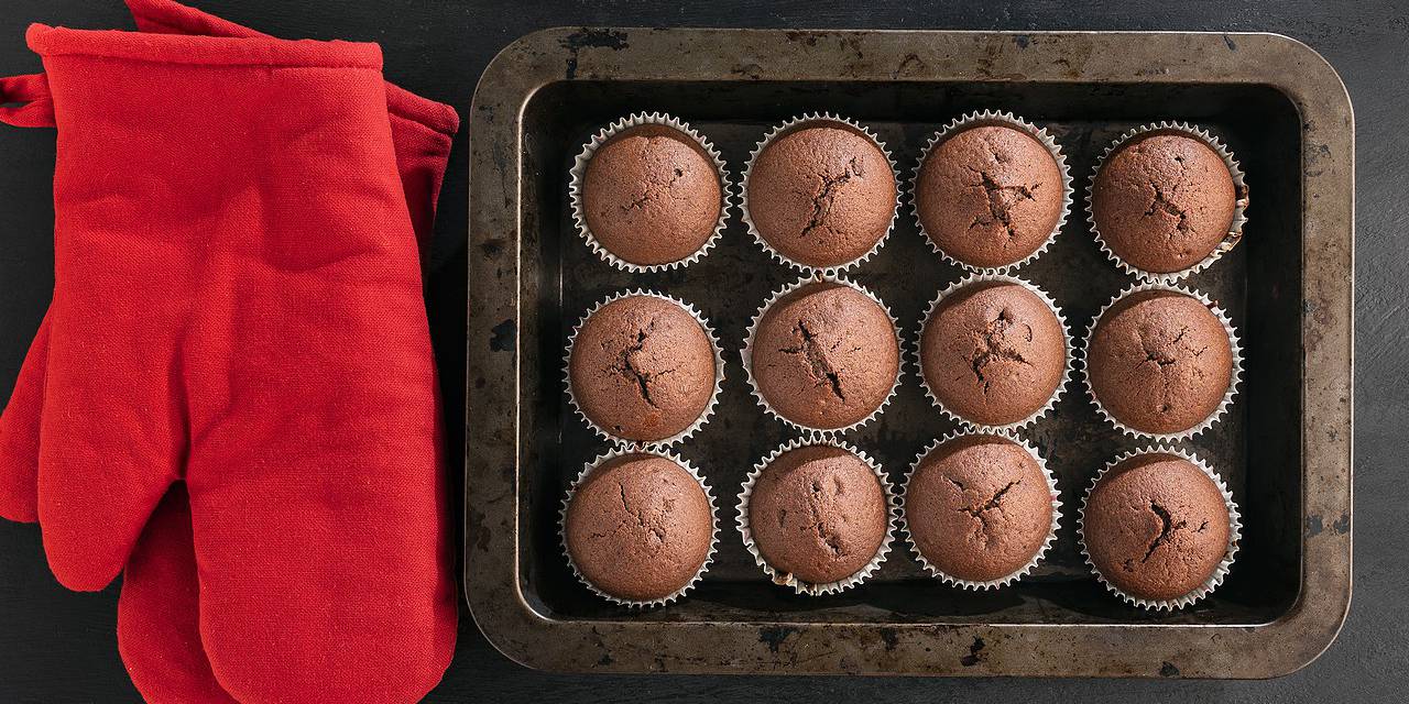 Flourless Brownie Muffins