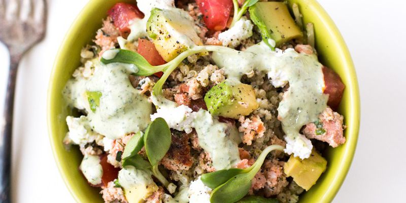 Salmon Quinoa Bowl