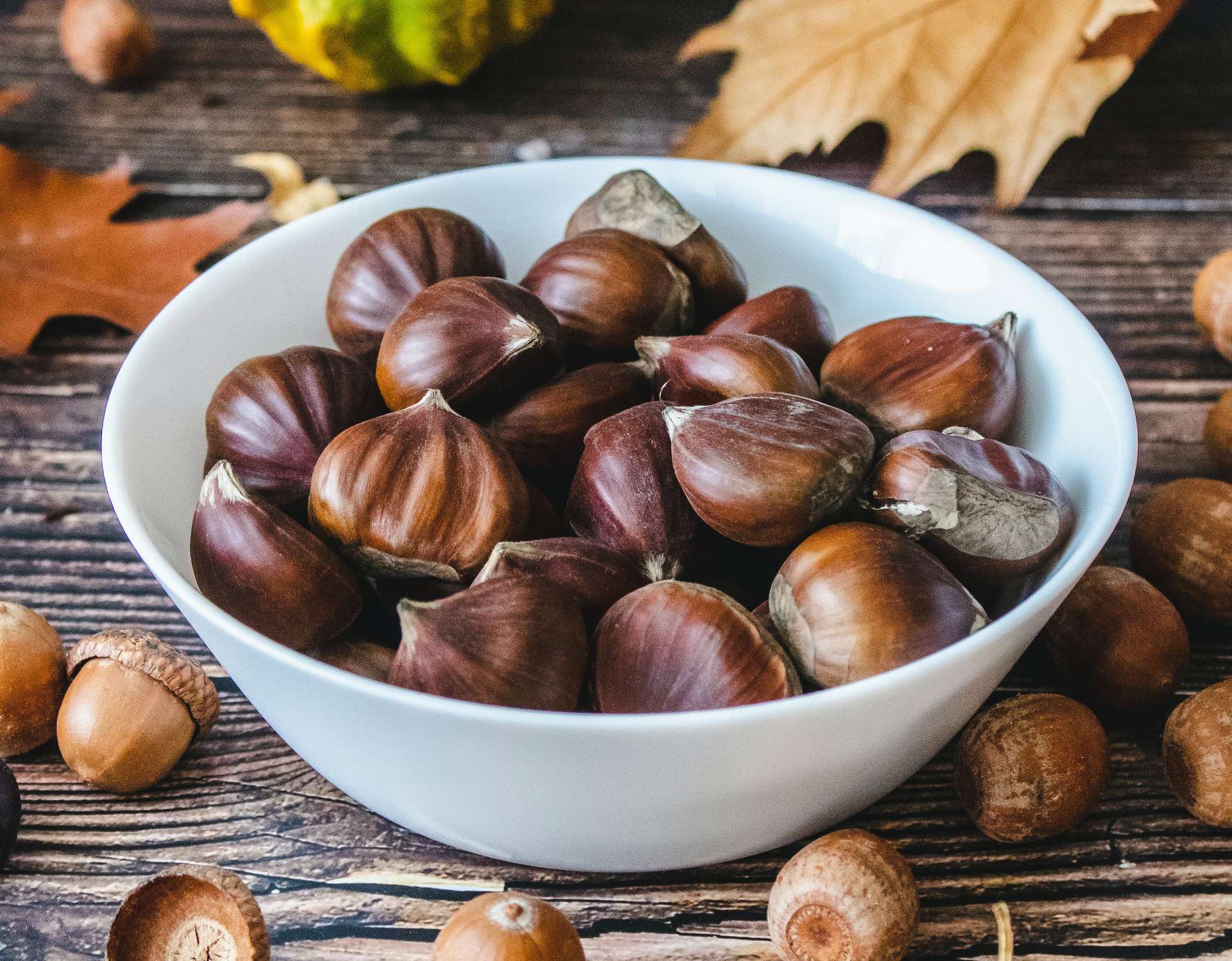 Gesztenye tökmaggal, málnával