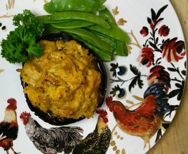 Portobello Mushroom Miso-Ginger Squash